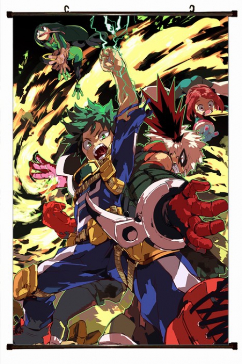 My Hero Academia Plastic pole cloth painting Wall Scroll 60X90CM preorder 3 days W9-61 NO FILLING