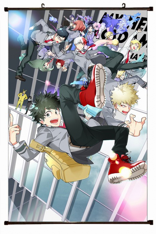 My Hero Academia Plastic pole cloth painting Wall Scroll 60X90CM preorder 3 days W9-69 NO FILLING