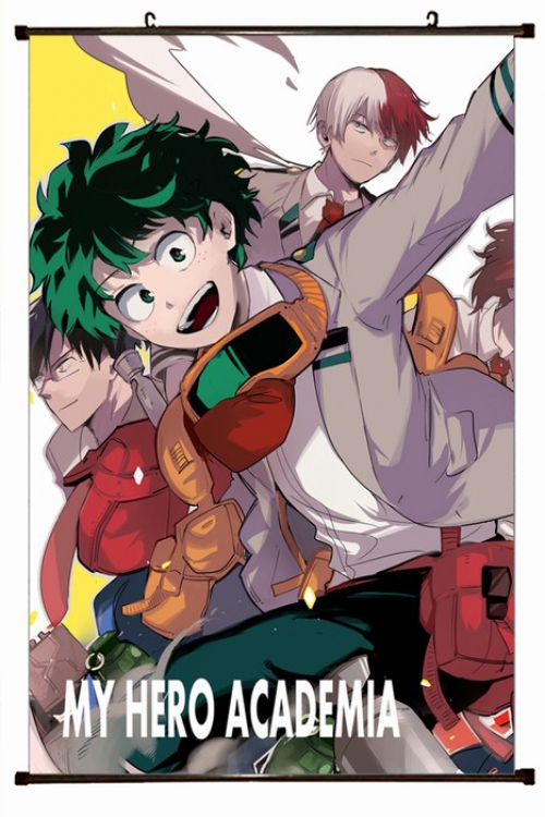 My Hero Academia Plastic pole cloth painting Wall Scroll 60X90CM preorder 3 days W9-75 NO FILLING