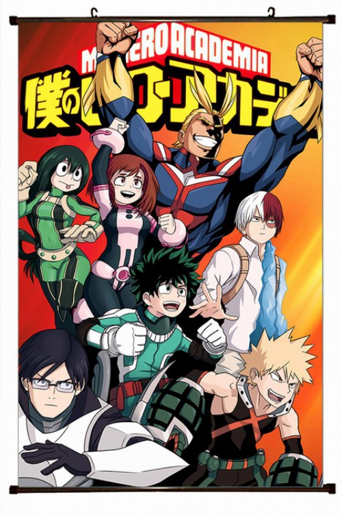 My Hero Academia Plastic pole cloth painting Wall Scroll 60X90CM preorder 3 days W9-7 NO FILLING