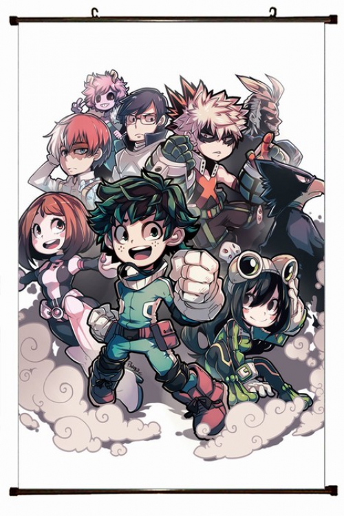 My Hero Academia Plastic pole cloth painting Wall Scroll 60X90CM preorder 3 days W9-92 NO FILLING
