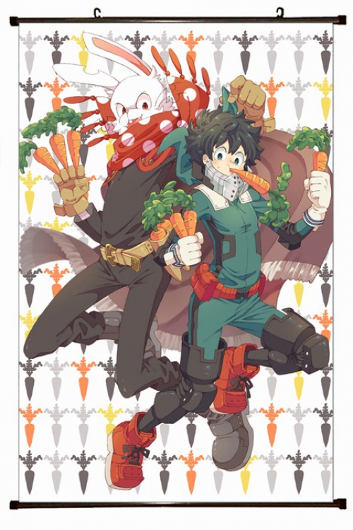 My Hero Academia Plastic pole cloth painting Wall Scroll 60X90CM preorder 3 days W9-99 NO FILLING