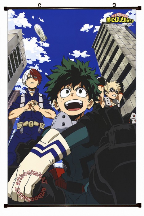 My Hero Academia Plastic pole cloth painting Wall Scroll 60X90CM preorder 3 days W9-95 NO FILLING