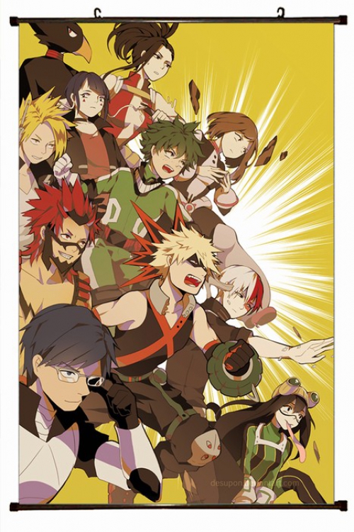 My Hero Academia Plastic pole cloth painting Wall Scroll 60X90CM preorder 3 days W9-96 NO FILLING