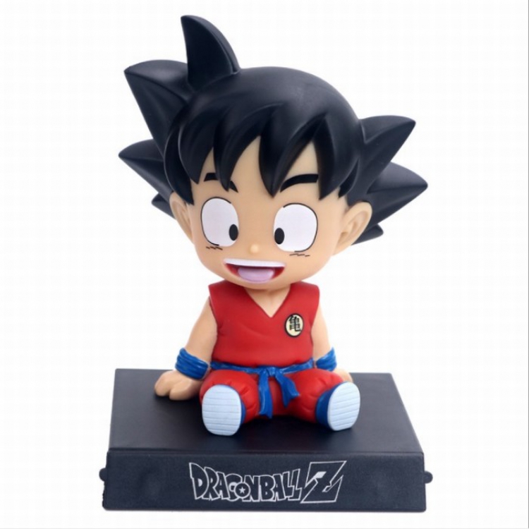 Dragon Ball Shake head Boxed Figure Decoration 12CM 0.15KG Mobile phone holder Red