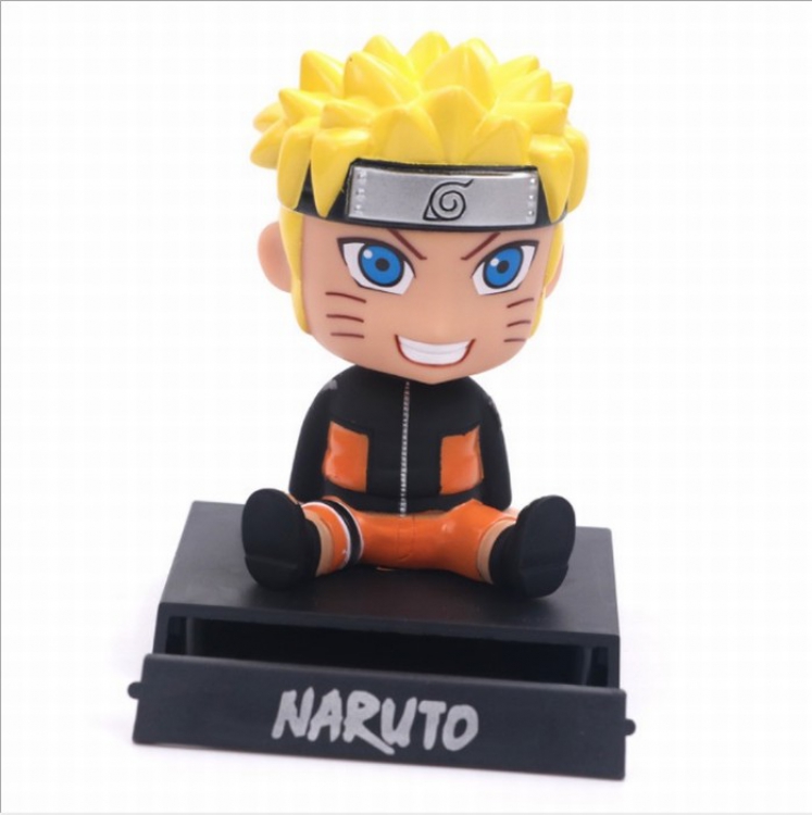 Naruto Naruto Shake head Boxed Figure Decoration 12CM 0.15KG Mobile phone holder Style A