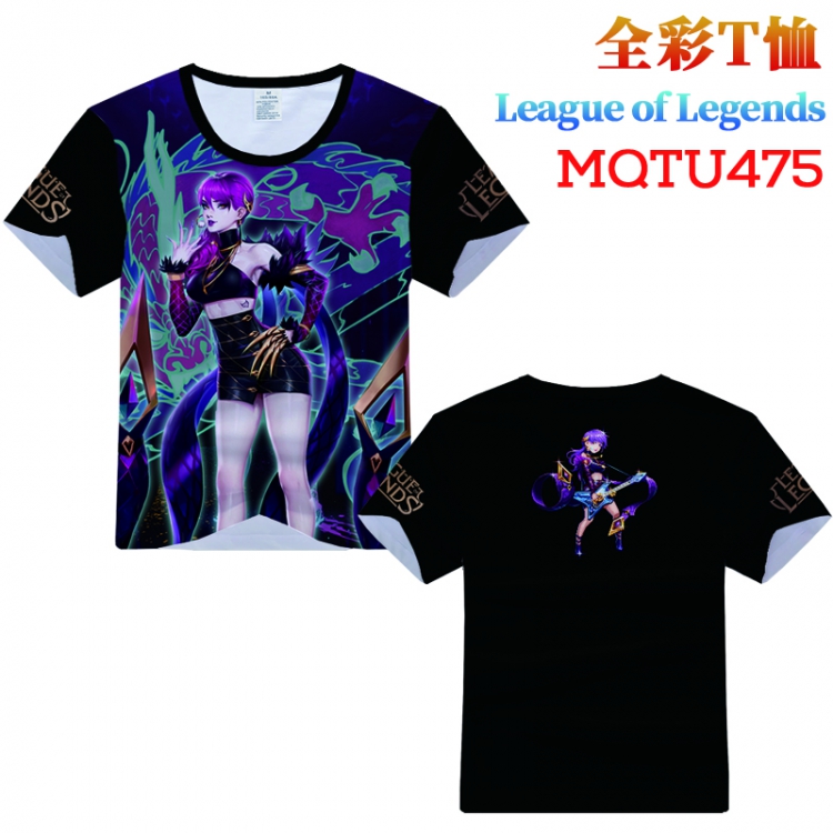 League of Legends Full Color Printing Short sleeve T-shirt S M L XL XXL XXXL MQTU475