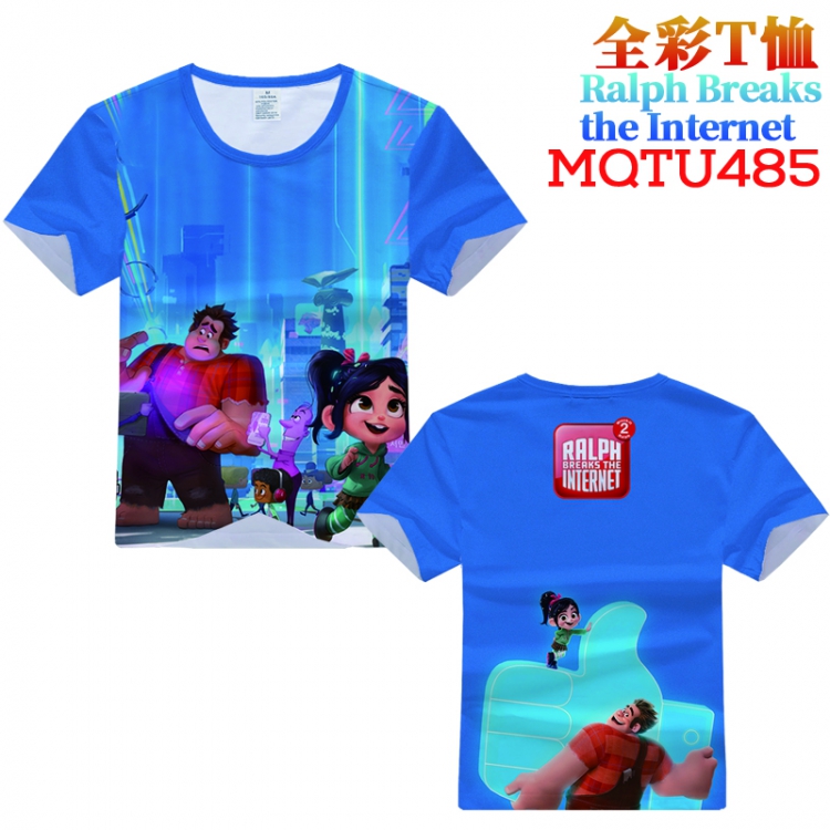 Wreck-It Ralph Full Color Printing Short sleeve T-shirt S M L XL XXL XXXL MQTU485