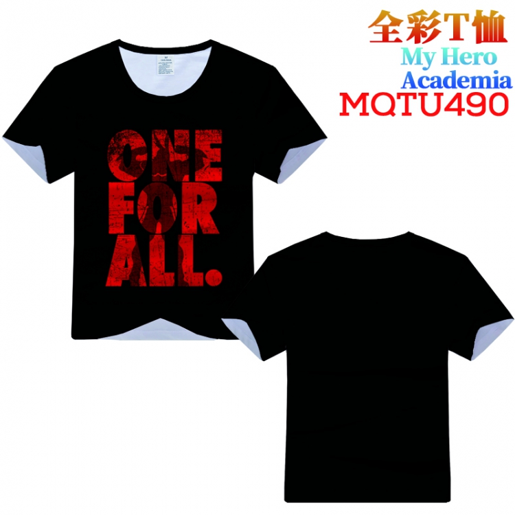 My Hero Academia Full Color Printing Short sleeve T-shirt S M L XL XXL XXXL MQTU490