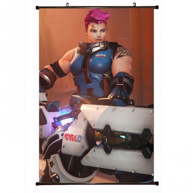 Overwatch Plastic pole cloth painting Wall Scroll 60X90CM preorder 3 days S14-128 NO FILLING