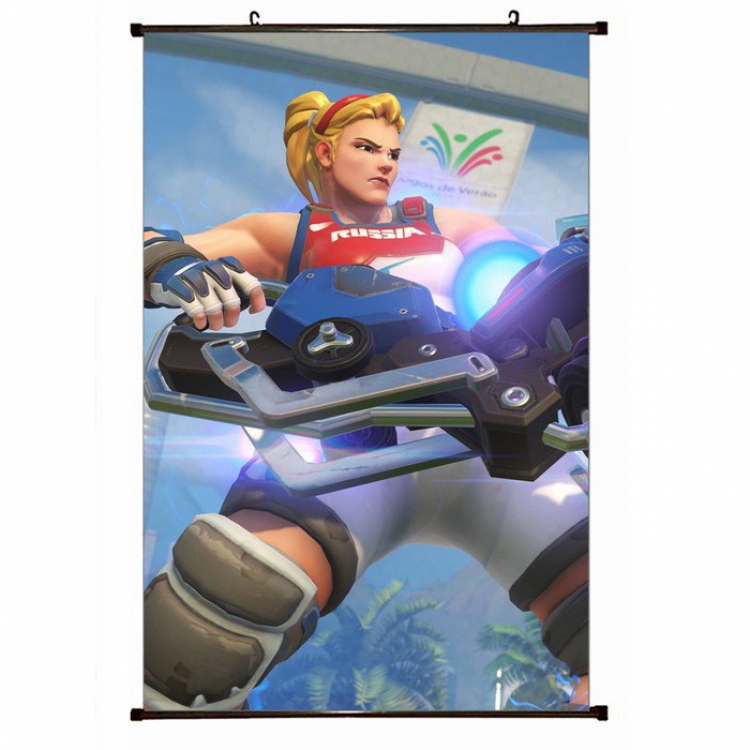 Overwatch Plastic pole cloth painting Wall Scroll 60X90CM preorder 3 days S14-132 NO FILLING