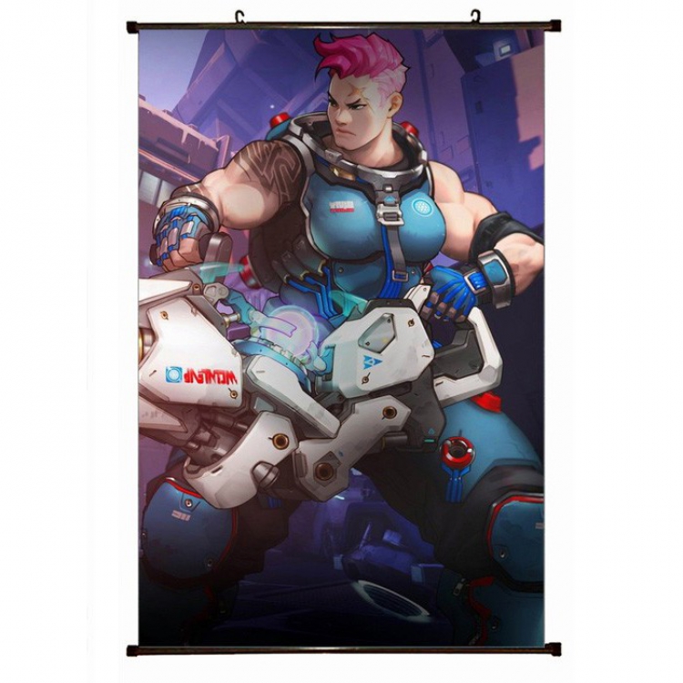 Overwatch Plastic pole cloth painting Wall Scroll 60X90CM preorder 3 days S14-133 NO FILLING