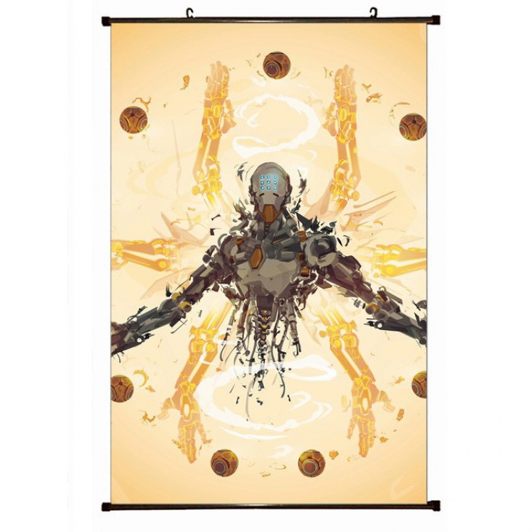 Overwatch Plastic pole cloth painting Wall Scroll 60X90CM preorder 3 days S14-140 NO FILLING