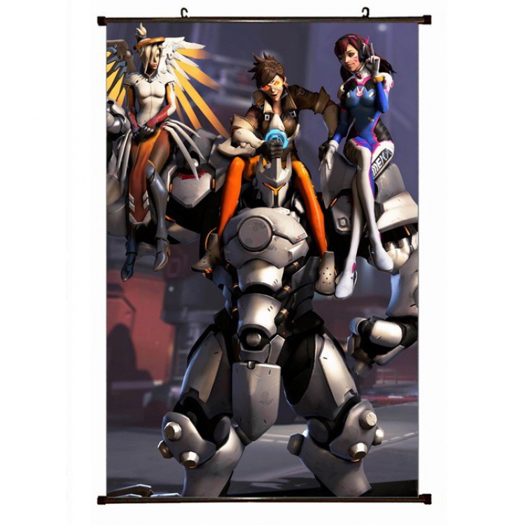 Overwatch Plastic pole cloth painting Wall Scroll 60X90CM preorder 3 days S14-219 NO FILLING