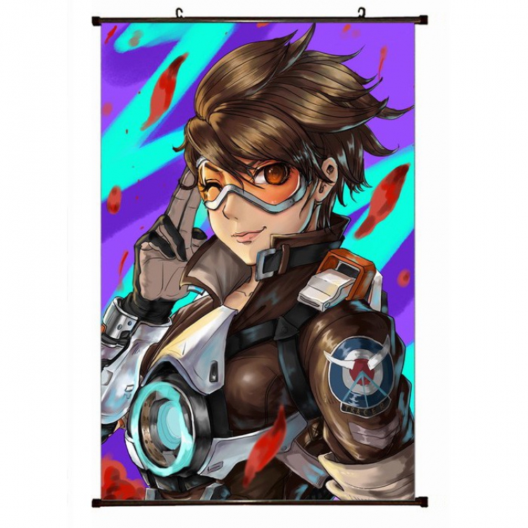 Overwatch Plastic pole cloth painting Wall Scroll 60X90CM preorder 3 days S14-225 NO FILLING