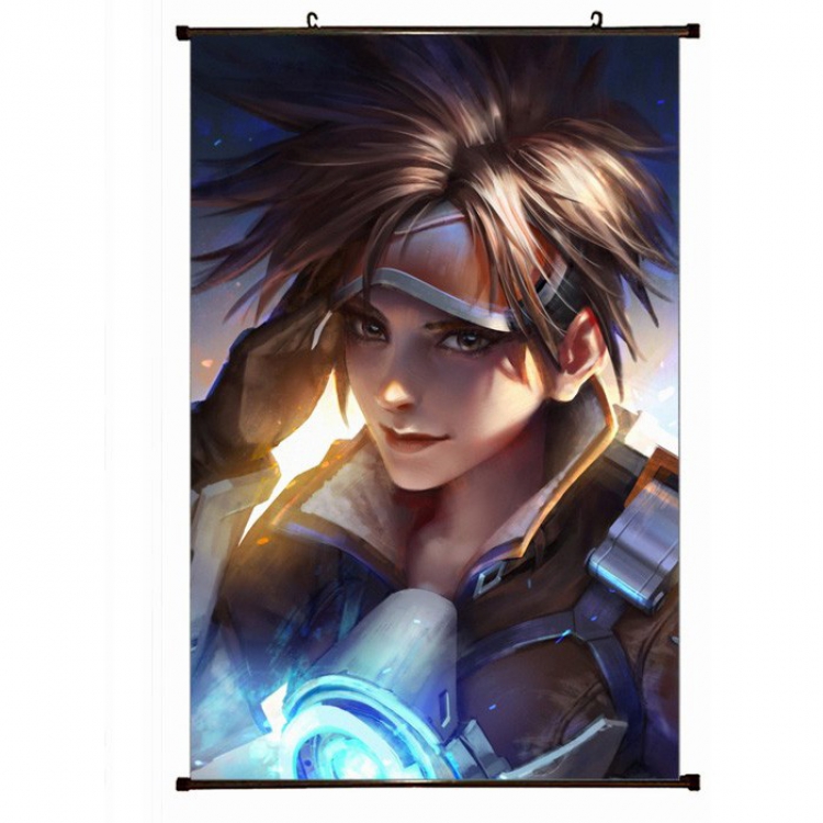 Overwatch Plastic pole cloth painting Wall Scroll 60X90CM preorder 3 days S14-265 NO FILLING