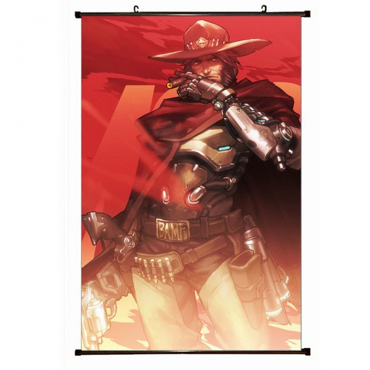 Overwatch Plastic pole cloth painting Wall Scroll 60X90CM preorder 3 days S14-296 NO FILLING