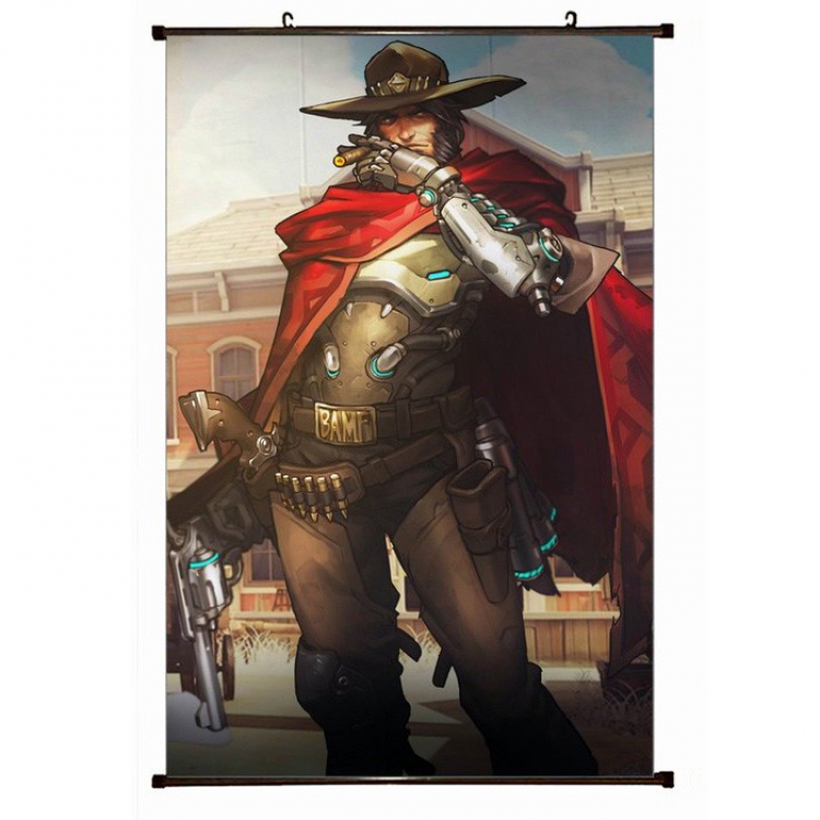 Overwatch Plastic pole cloth painting Wall Scroll 60X90CM preorder 3 days S14-305 NO FILLING