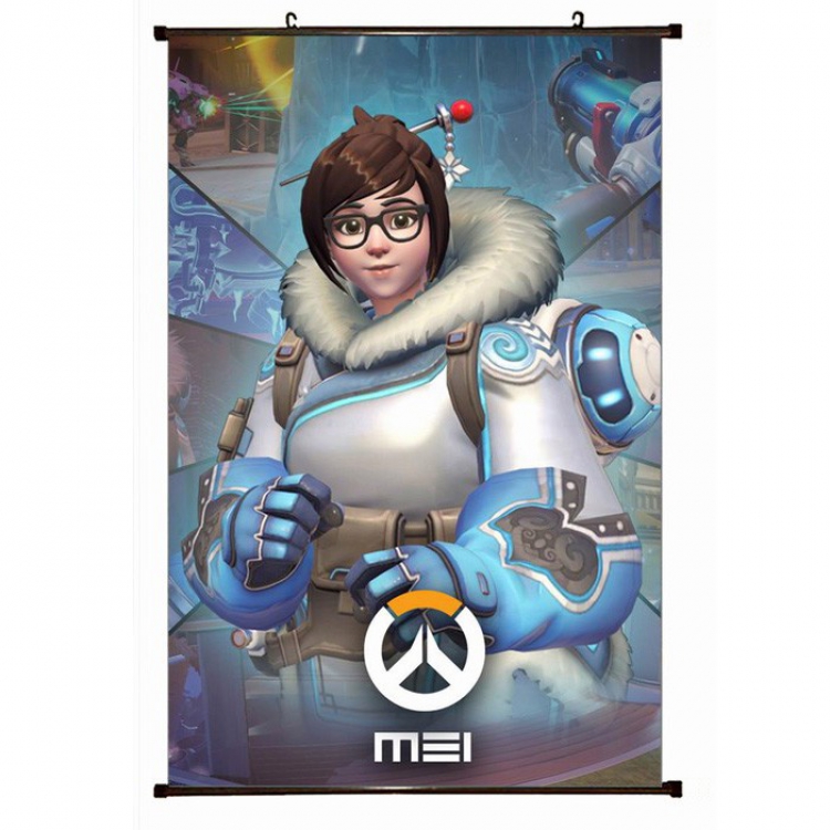Overwatch Plastic pole cloth painting Wall Scroll 60X90CM preorder 3 days S14-310 NO FILLING