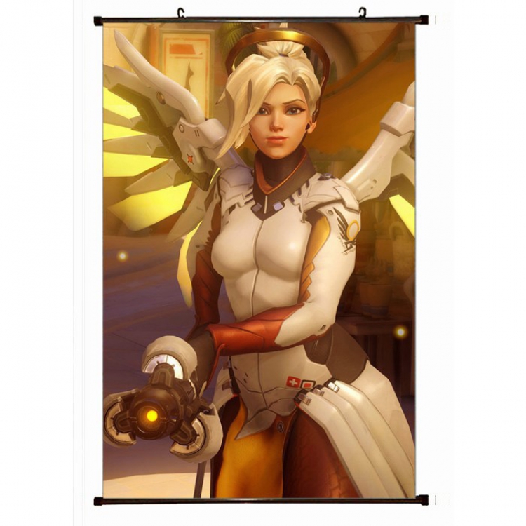 Overwatch Plastic pole cloth painting Wall Scroll 60X90CM preorder 3 days S14-345 NO FILLING