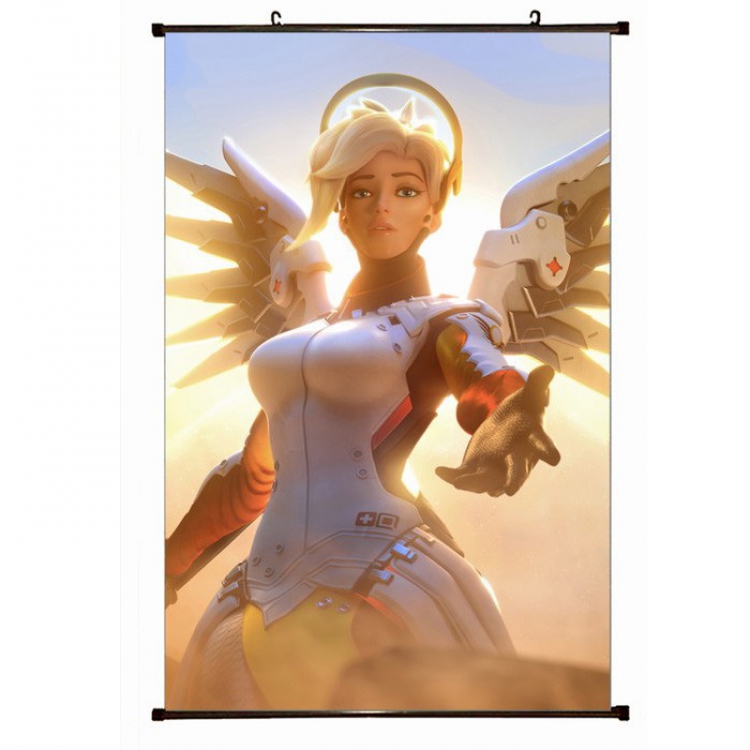 Overwatch Plastic pole cloth painting Wall Scroll 60X90CM preorder 3 days S14-350 NO FILLING