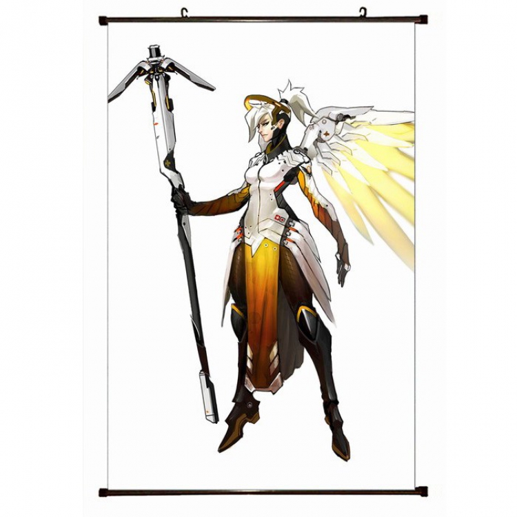 Overwatch Plastic pole cloth painting Wall Scroll 60X90CM preorder 3 days S14-347 NO FILLING