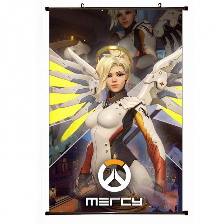 Overwatch Plastic pole cloth painting Wall Scroll 60X90CM preorder 3 days S14-359 NO FILLING