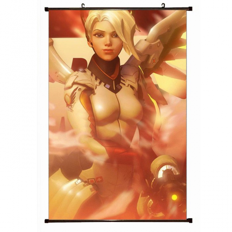 Overwatch Plastic pole cloth painting Wall Scroll 60X90CM preorder 3 days S14-351 NO FILLING