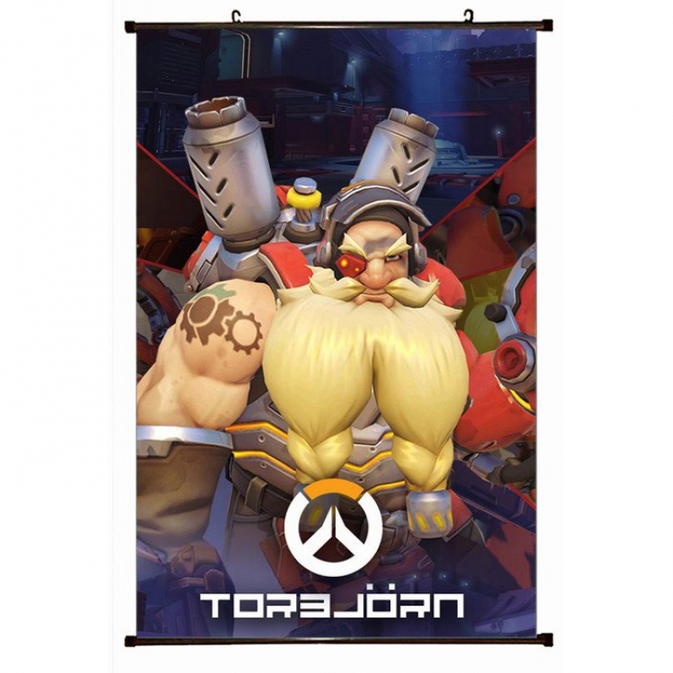 Overwatch Plastic pole cloth painting Wall Scroll 60X90CM preorder 3 days S14-373 NO FILLING