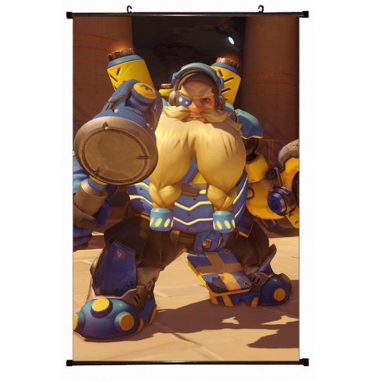 Overwatch Plastic pole cloth painting Wall Scroll 60X90CM preorder 3 days S14-371 NO FILLING