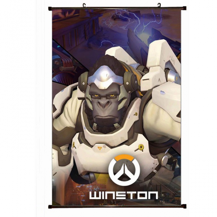 Overwatch Plastic pole cloth painting Wall Scroll 60X90CM preorder 3 days S14-383 NO FILLING