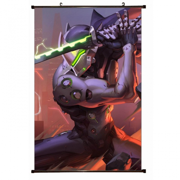 Overwatch Plastic pole cloth painting Wall Scroll 60X90CM preorder 3 days S14-397 NO FILLING