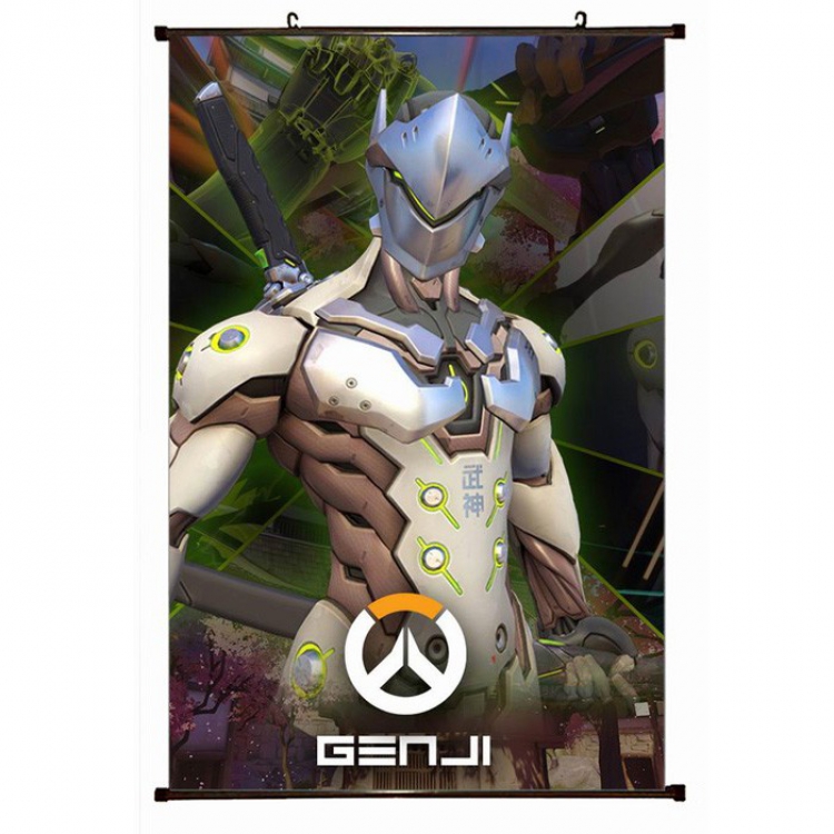 Overwatch Plastic pole cloth painting Wall Scroll 60X90CM preorder 3 days S14-399 NO FILLING