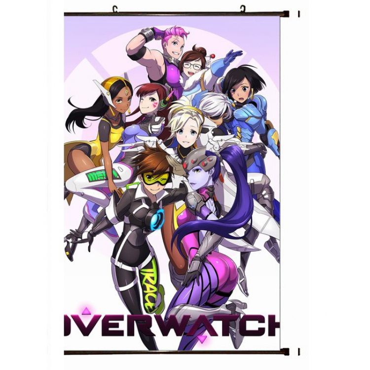 Overwatch Plastic pole cloth painting Wall Scroll 60X90CM preorder 3 days S14-41 NO FILLING