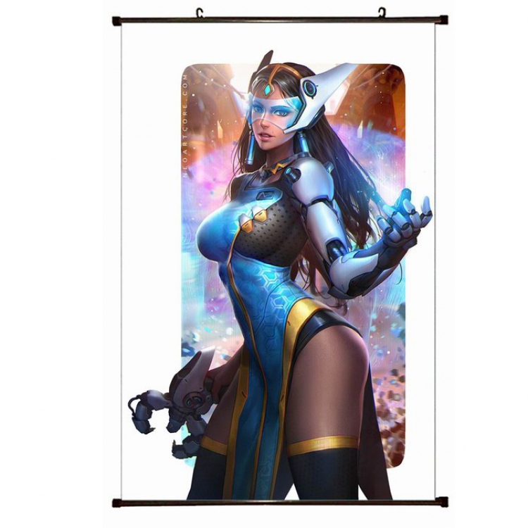 Overwatch Plastic pole cloth painting Wall Scroll 60X90CM preorder 3 days S14-414 NO FILLING