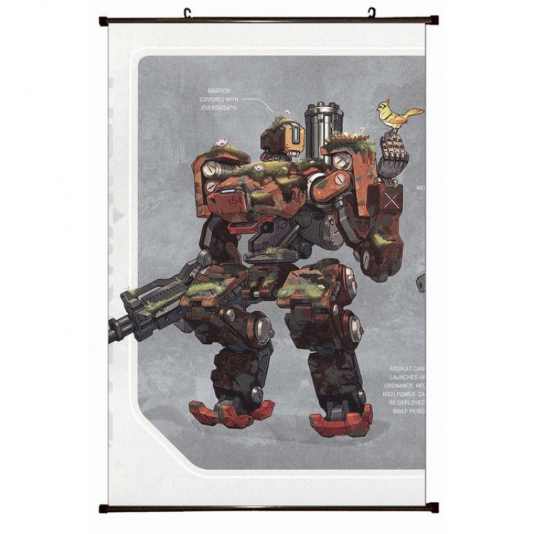 Overwatch Plastic pole cloth painting Wall Scroll 60X90CM preorder 3 days S14-417 NO FILLING