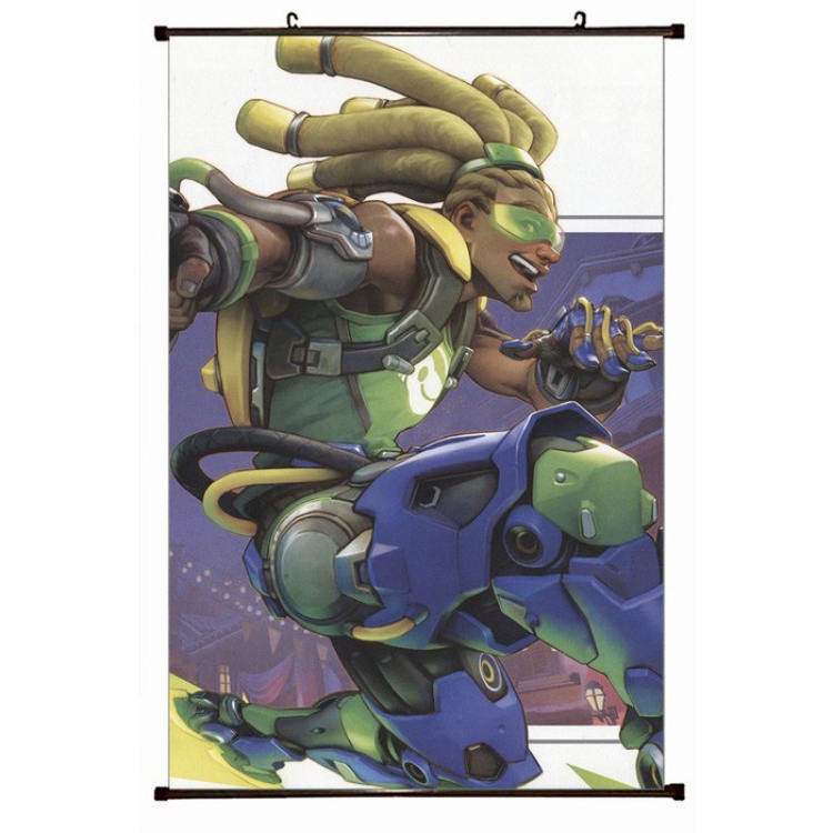 Overwatch Plastic pole cloth painting Wall Scroll 60X90CM preorder 3 days S14-420 NO FILLING