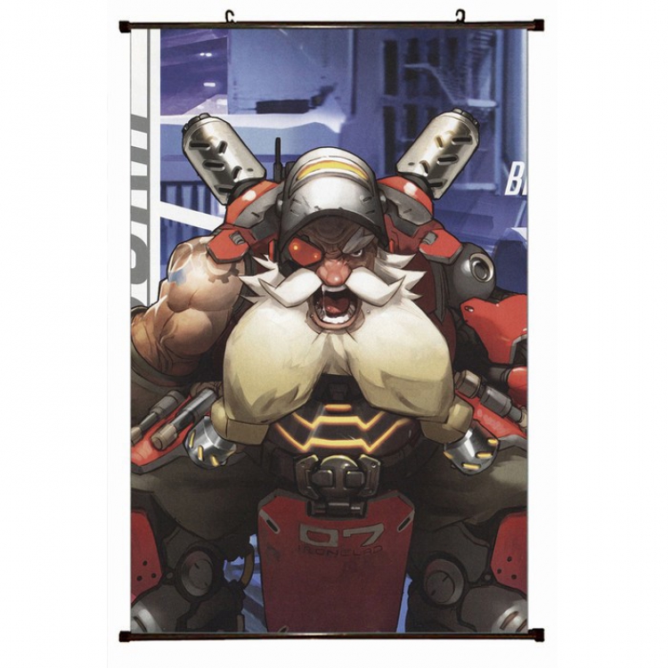 Overwatch Plastic pole cloth painting Wall Scroll 60X90CM preorder 3 days S14-432 NO FILLING
