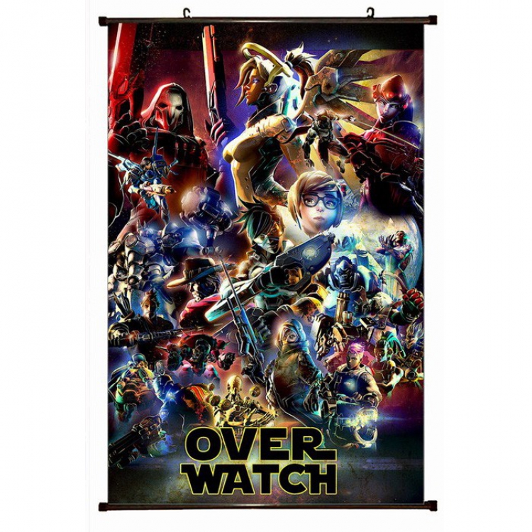 Overwatch Plastic pole cloth painting Wall Scroll 60X90CM preorder 3 days S14-461 NO FILLING