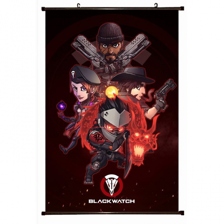 Overwatch Plastic pole cloth painting Wall Scroll 60X90CM preorder 3 days S14-455 NO FILLING