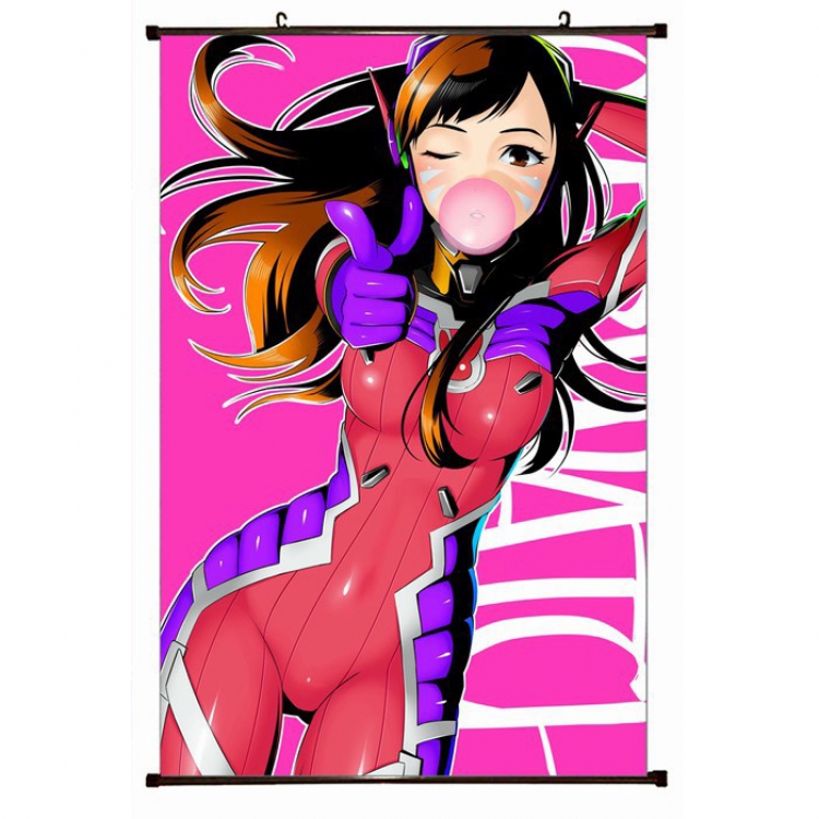 Overwatch Plastic pole cloth painting Wall Scroll 60X90CM preorder 3 days S14-453 NO FILLING