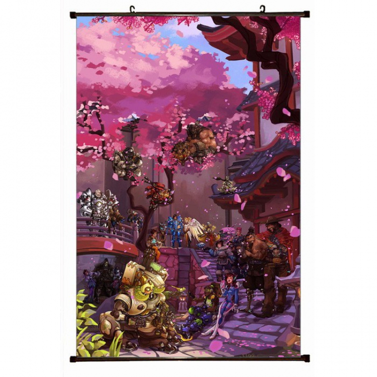 Overwatch Plastic pole cloth painting Wall Scroll 60X90CM preorder 3 days S14-463 NO FILLING
