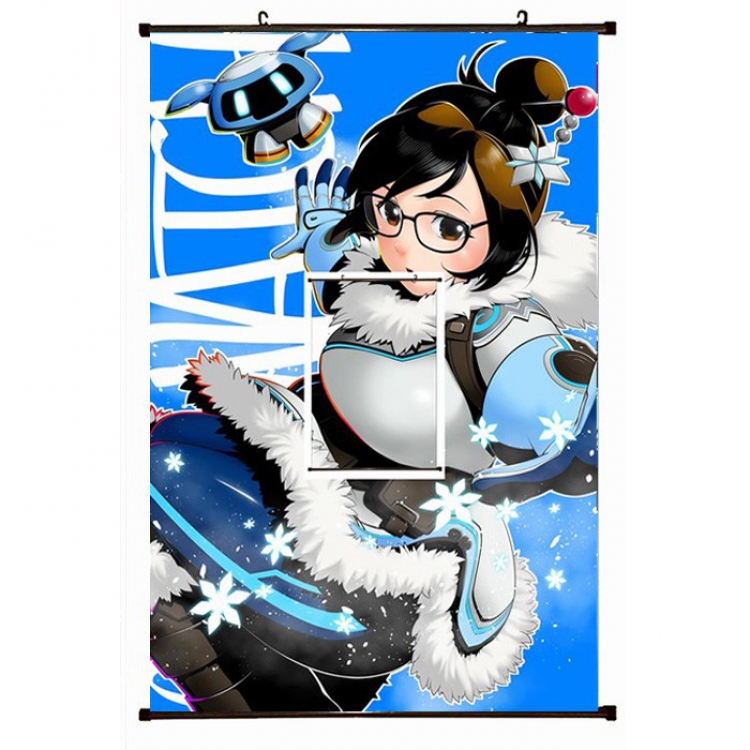 Overwatch Plastic pole cloth painting Wall Scroll 60X90CM preorder 3 days S14-464 NO FILLING