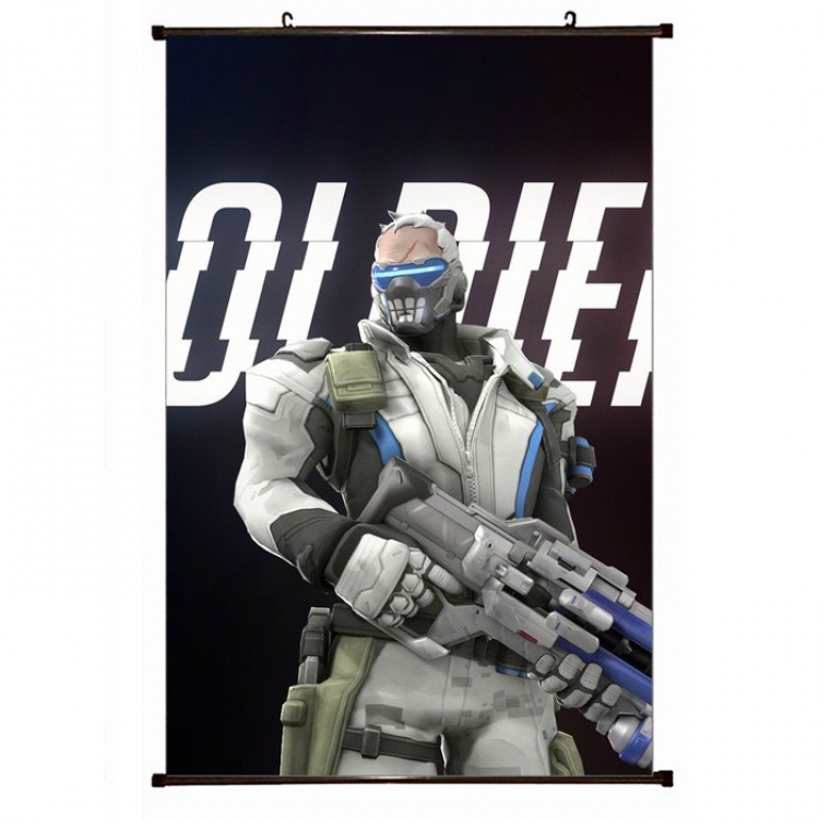 Overwatch Plastic pole cloth painting Wall Scroll 60X90CM preorder 3 days S14-53 NO FILLING