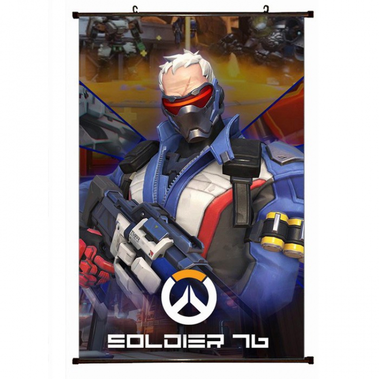 Overwatch Plastic pole cloth painting Wall Scroll 60X90CM preorder 3 days S14-52 NO FILLING