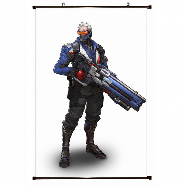 Overwatch Plastic pole cloth painting Wall Scroll 60X90CM preorder 3 days S14-50 NO FILLING