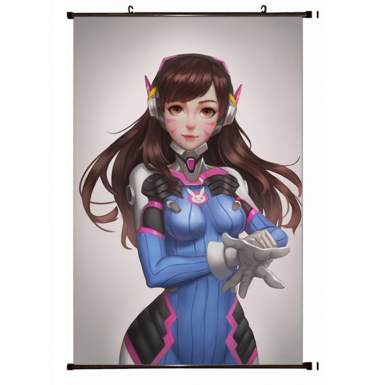 Overwatch Plastic pole cloth painting Wall Scroll 60X90CM preorder 3 days S14-65 NO FILLING