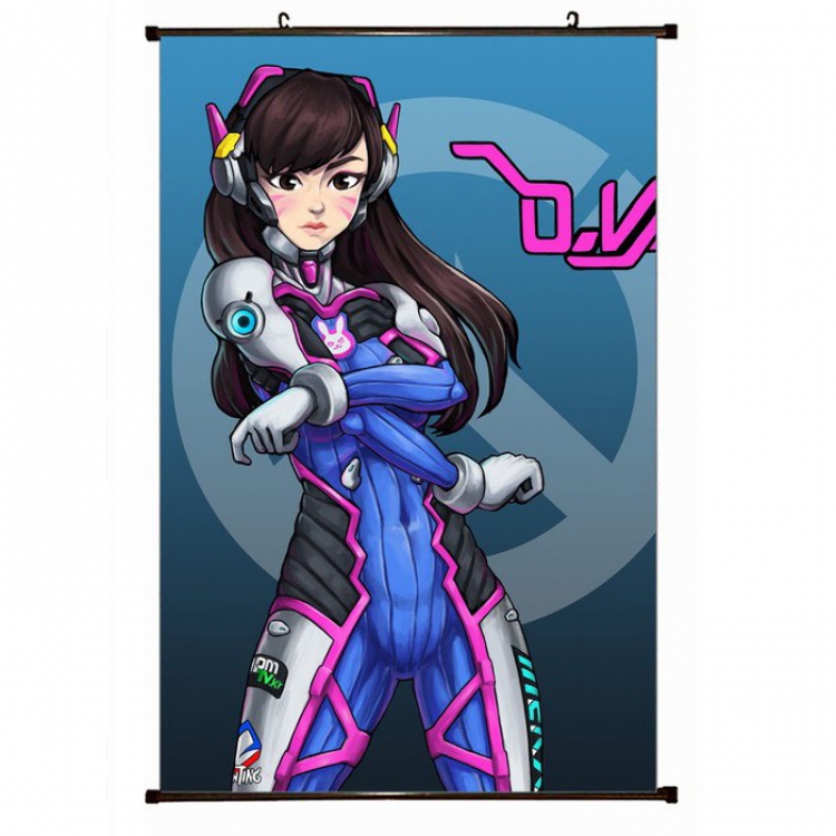 Overwatch Plastic pole cloth painting Wall Scroll 60X90CM preorder 3 days S14-71 NO FILLING