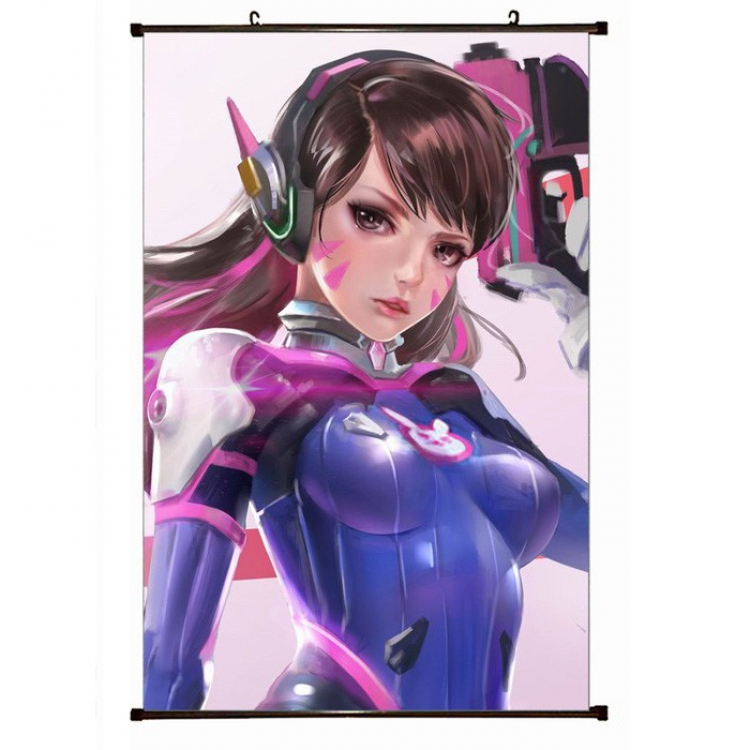 Overwatch Plastic pole cloth painting Wall Scroll 60X90CM preorder 3 days S14-79 NO FILLING