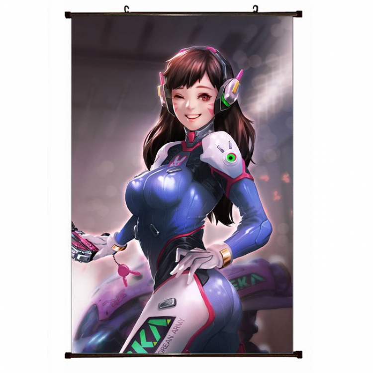 Overwatch Plastic pole cloth painting Wall Scroll 60X90CM preorder 3 days S14-90 NO FILLING
